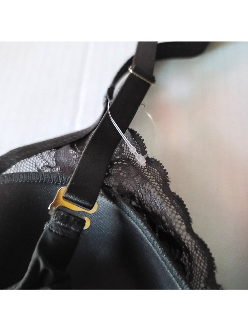Natori Floral Lace Underwire Bra 32DD Black Padded Full Coverage T Shirt NWOT - Picture 5 of 8